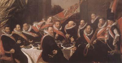 Frans Hals Banquet of the Officers of the St George Civic Guard in Haarlem (mk08) oil painting picture